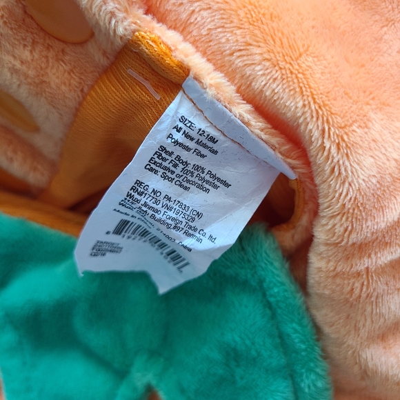 Pumpkin Halloween Costume for Toddler - Picture 4 of 6